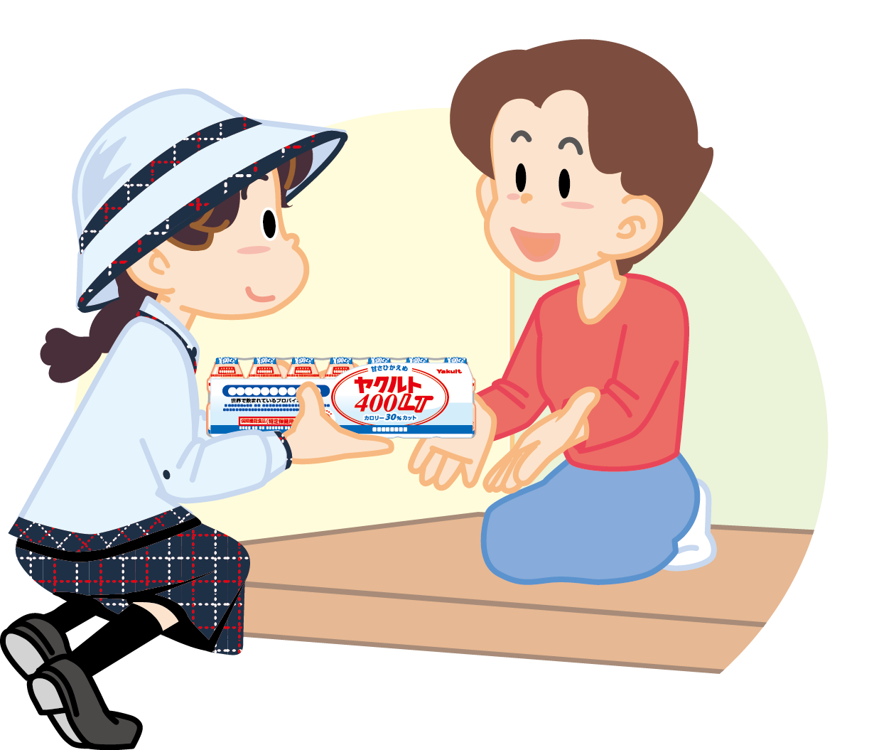 ヤクルトレディの一日 Staff募集 保育案内 庄内ヤクルト販売株式会社